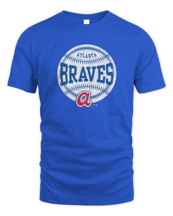 Fanatics Atlanta Braves Royal Slider Crossover Women's Royal T-Shirt