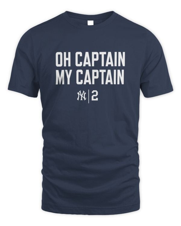 Men's Derek Jeter Navy New York Yankees My Captain T-Shirt