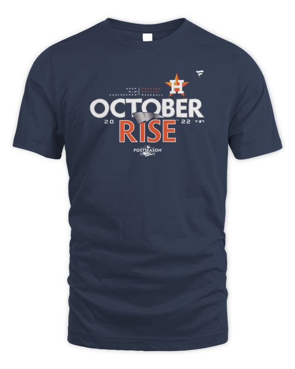 Houston Astros Fanatics Branded 2022 Postseason October Rise Locker Room T-Shirt