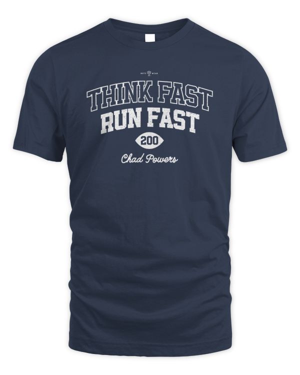 Eli Manning Think Fast Run Fast 2022 Chad Powers T Shirt Penn State Football