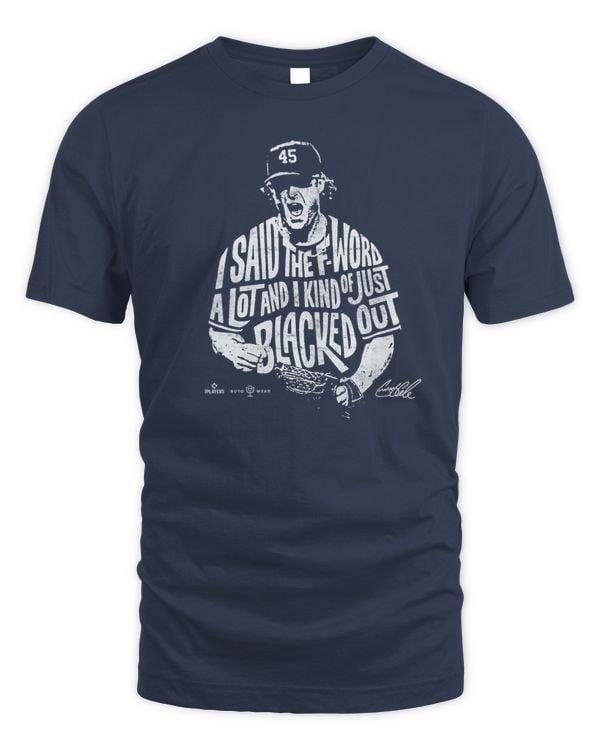 Gerrit Cloe I Said The F-Word A Lot Of Just Blacked Out Shirt