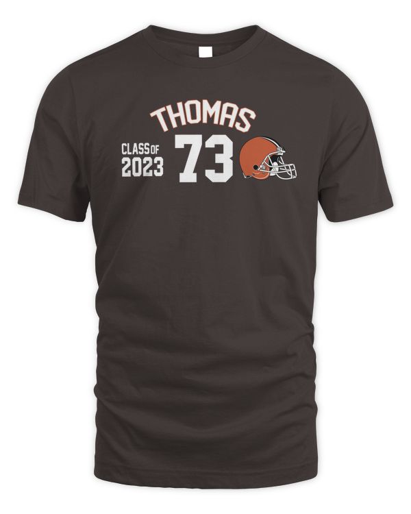 Browns Joe Thomas Class Of 2023 Name And Number #73 Tee