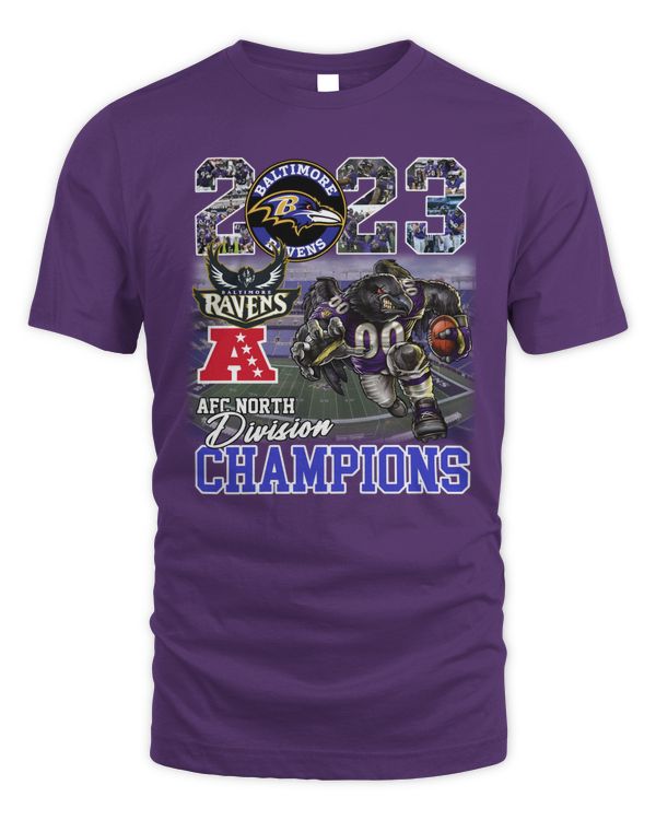 Baltimore 2023 AFC North Division Champions Shirt Hoodie