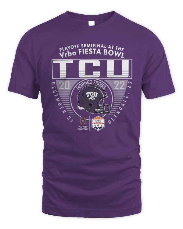 Texas Christian University Football 2022 Fiesta Bowl Playoff Bound Tee
