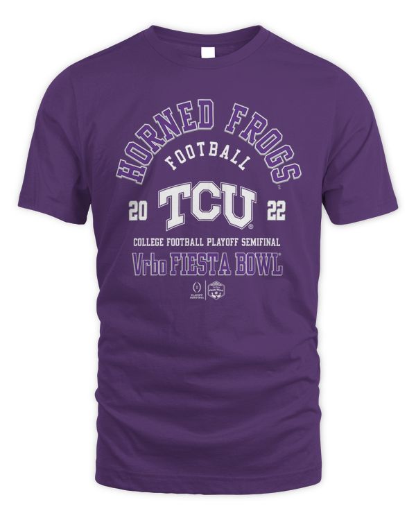 Texas Christian University Football 2022 Fiesta Bowl Playoff Bound T Shirt