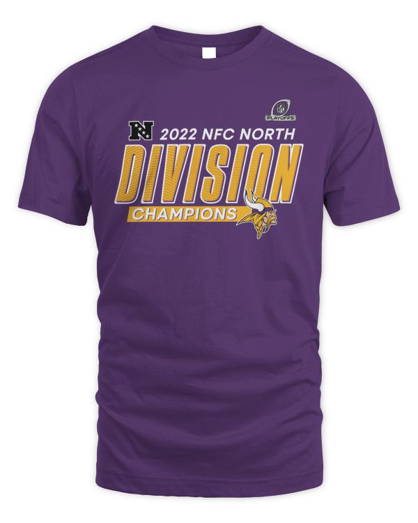 Vikings 2022 Nfc North Division Champions Tee