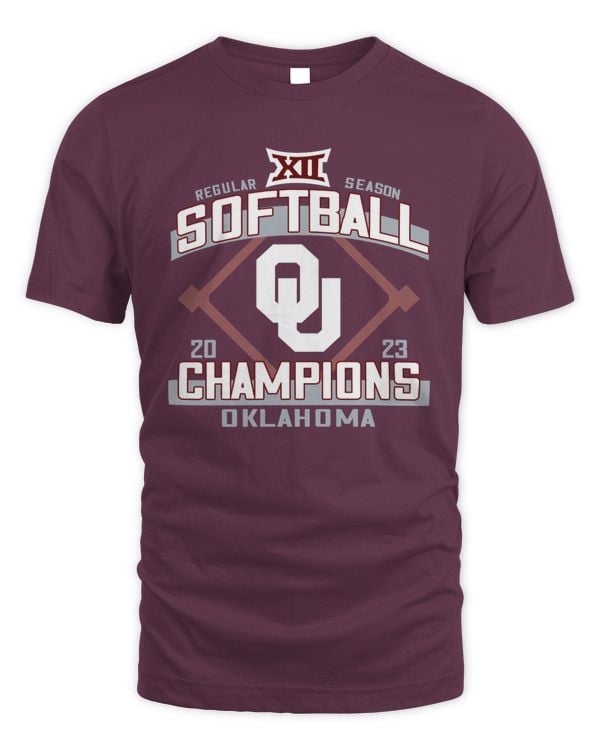 Ncaa Shop Blue 84 Oklahoma Sooners 2023 Big 12 Softball Regular Season Champions Hoodie