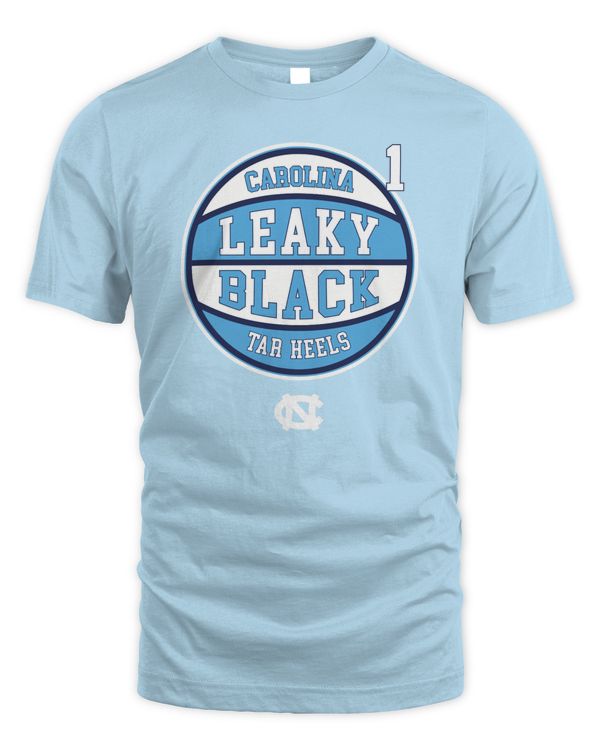 North Carolina Tar Heels Basketball Leaky Black T-Shirt