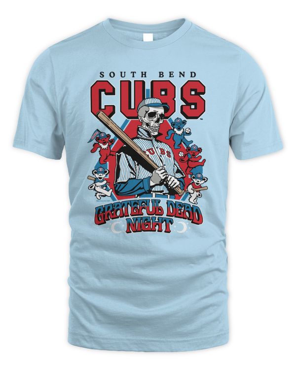 South Bend Cubs x Grateful Dead Night Four Winds Field 2023 Hoodie