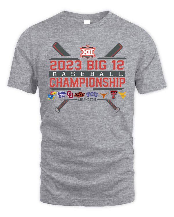 Official Big 12 Conference 2023 Baseball Championship 8 Teams Shirts