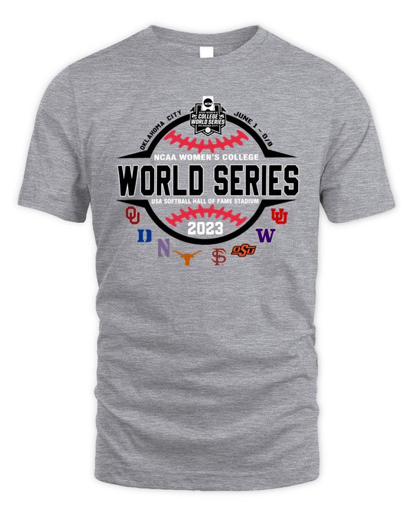 Ncaa 2023 Softball Women'S College World Series 8 Team T Shirt
