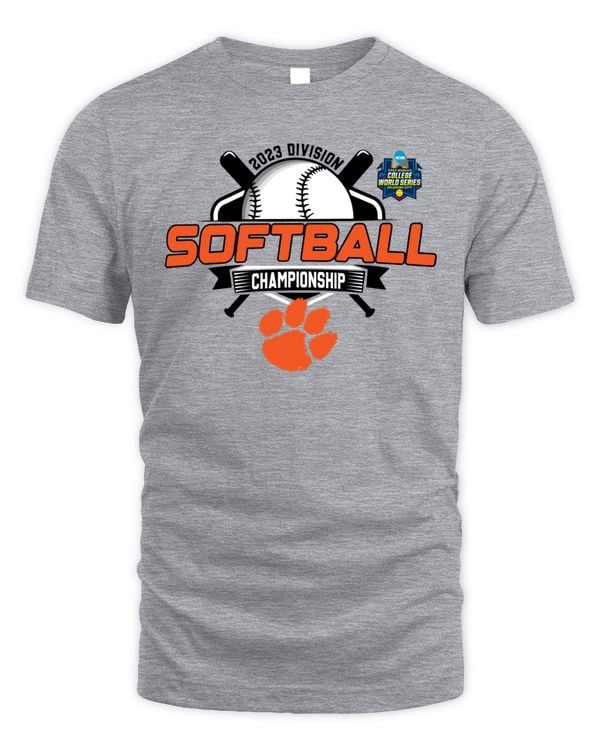 Official Clemson Tigers 2023 Division Softball Championship Shirt