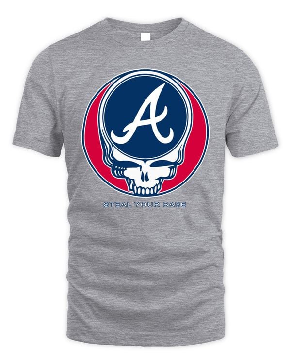 Grateful Dead x Atlanta Braves Steal Your Base 2023 Shirts