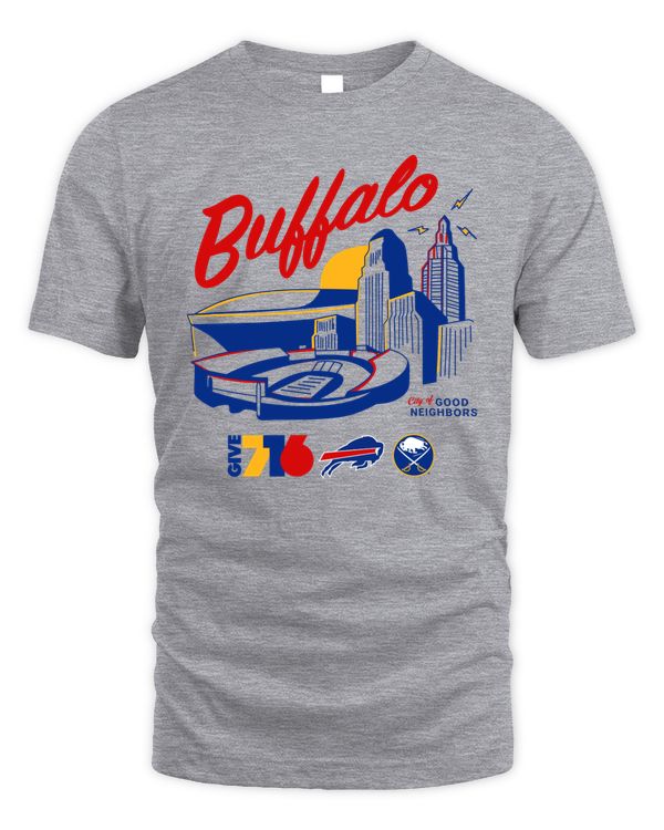 Buffalo City Of Good Neighbors Give 716 Logo Shirt