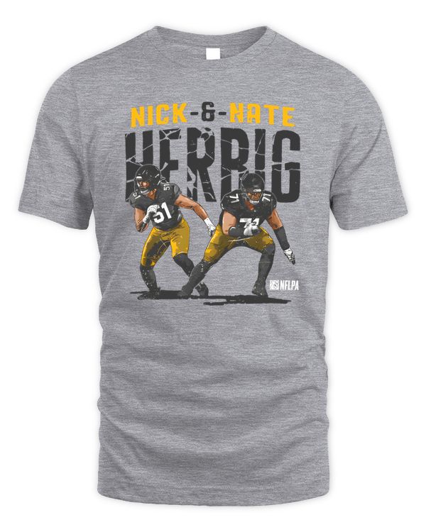 Nick Herbig Nick #51 & #71 Nate Herbig Pittsburgh Brothers Tee