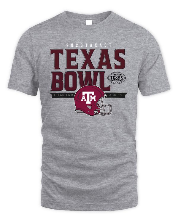 Texas A&M Aggies Helmet Taxact Texas Bowl Champion 24 Team Bowl Hoodie