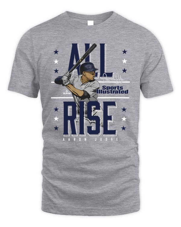 Aaron Judge Sports Illustrated & New York Y All Rise WHT Tee Gray