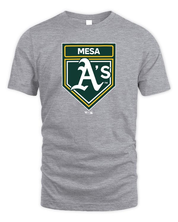 Men's Oakland Athletics 2024 Spring Training Raglan Mesa Logo T Shirt