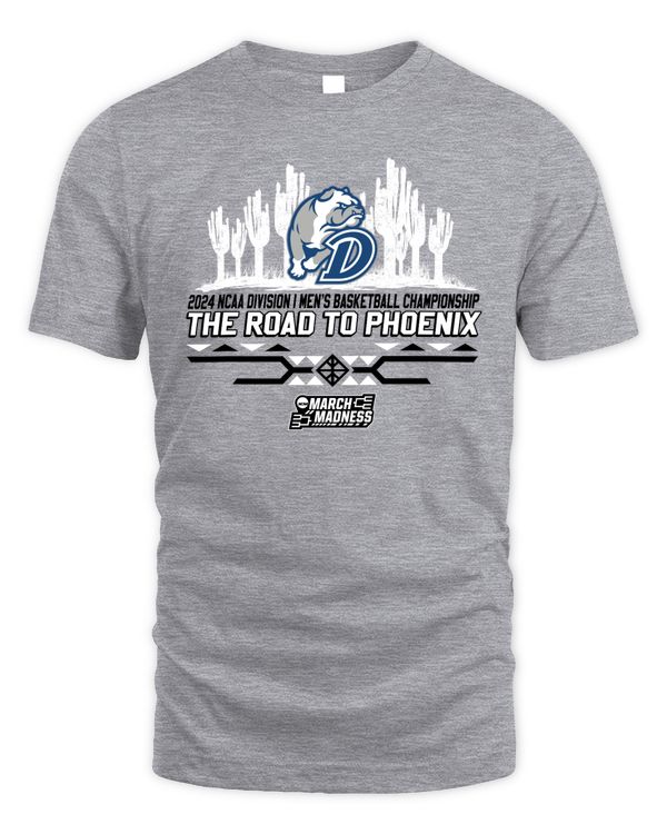 Drake Bulldogs Team 2024 Ncaa Division I Men's Basketball Champion The Road To Phoenix March Madness Tee