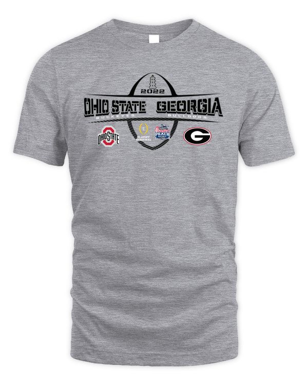 Ohio State Buckeyes Vs Georgia Bulldogs Peach Bowl T Shirt