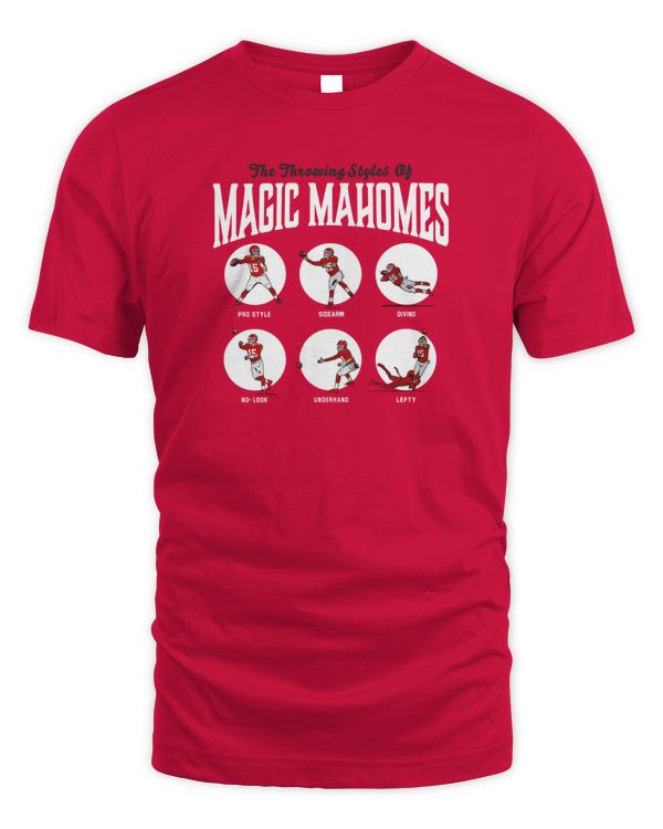 Patrick Mahomes Throwing Styles Tee