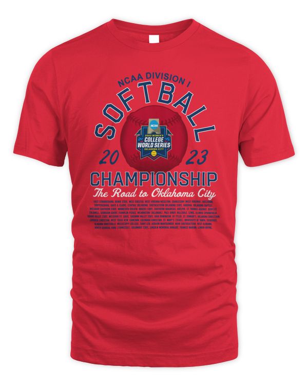 Event1 Team Store Ncaa Division I Softball Regionals The Road To Oklahoma City 2023 Shirt