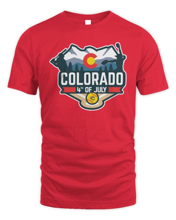 Colorado Rockies 2023 Colorado 4Th Of July Offcial Merch Logo Tee