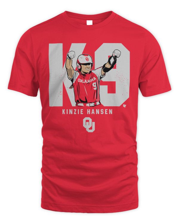 Oklahoma Sooners Softball Kinzie Hansen K9 T Shirt