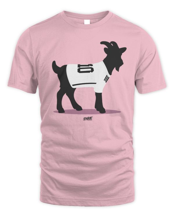 Goat  For Miami Soccer Pink Shirt Smack Apparel
