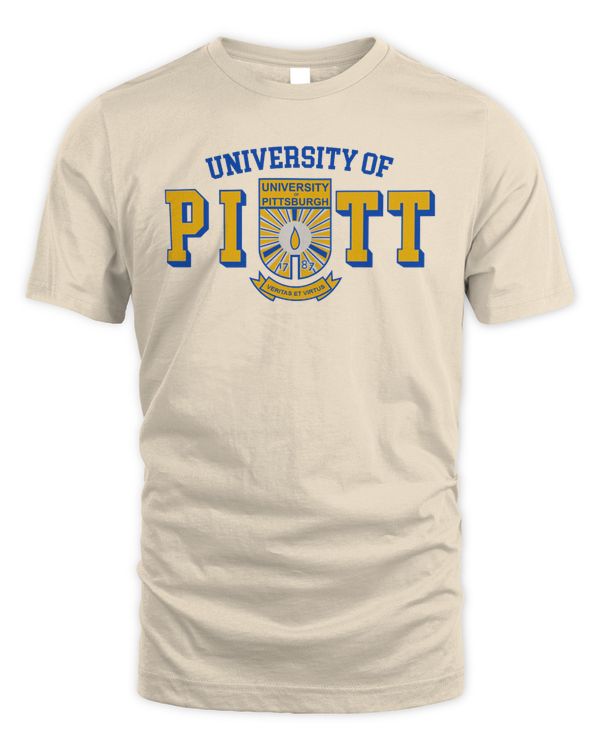 University of Pittsburgh Crest Est 1787 Veritas Et Virtus Long Sleeve