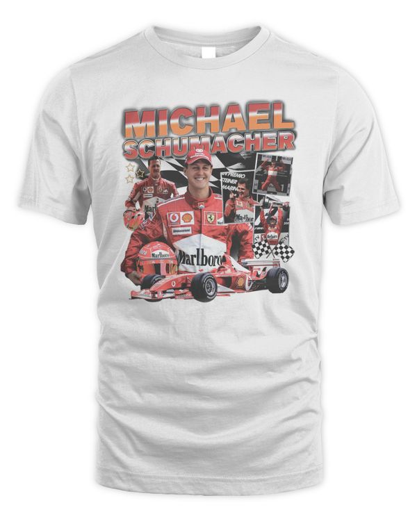 Game Changer Merch Michael Schumacher Tee White