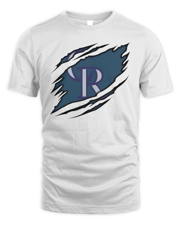 Colorado Rockies Logo SVG Sport Logo Shirt White
