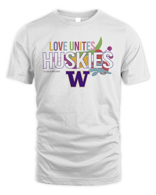 Washington Huskies x Rich Mnisi Pride Collection Pregame Aeroready Tee White
