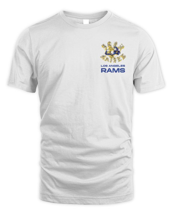 Official Born X Raised Los Angeles Rams Championship Ring 1999 - 2021 T-Shirt White