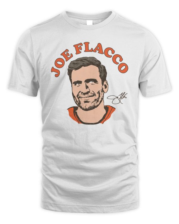 Joe Flacco Ash Crew Signature T-Shirt