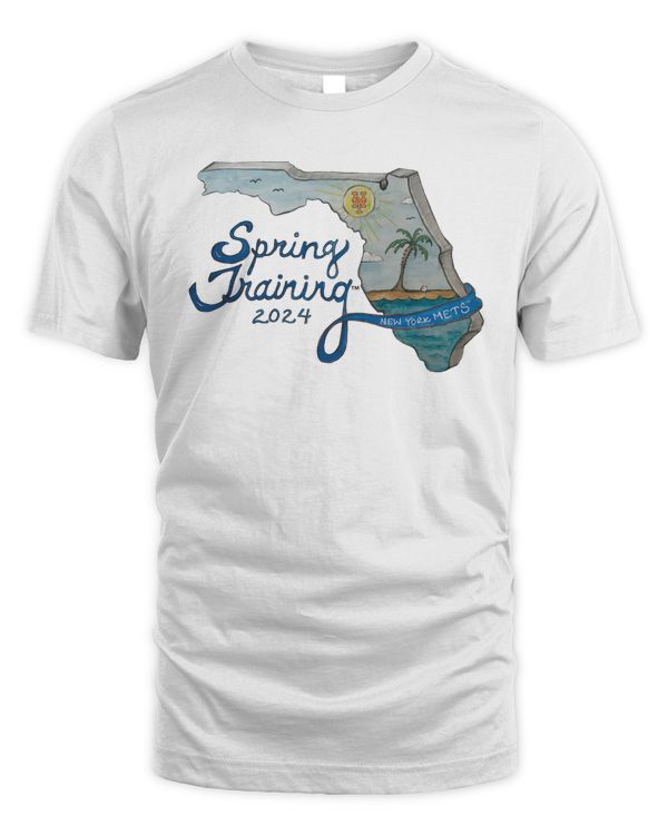New York Mets Spring Training 2024 Tee White