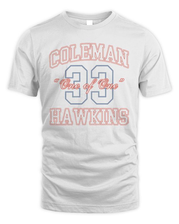 Coleman Hawkins #33 One Of One Tee Illinois Fighting Illini