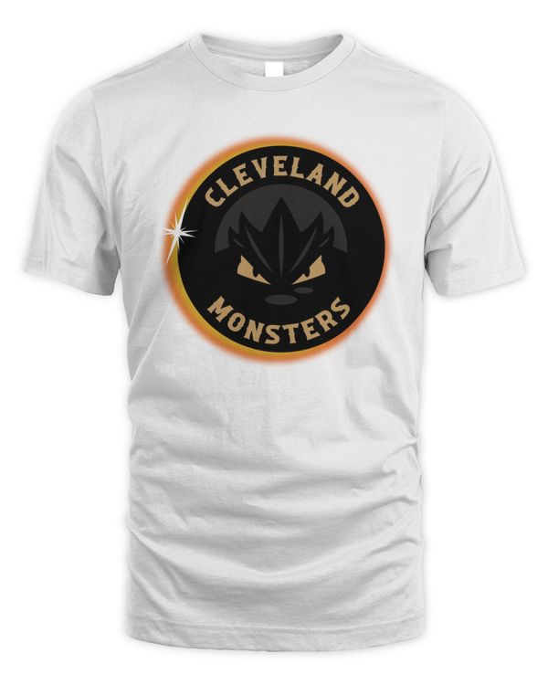 Cleveland Monsters Total Eclipse Logo Tee Black