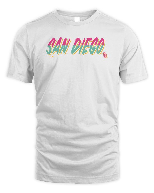 Men's San Diego Padres 2022 City Connect Wordmark T Shirt