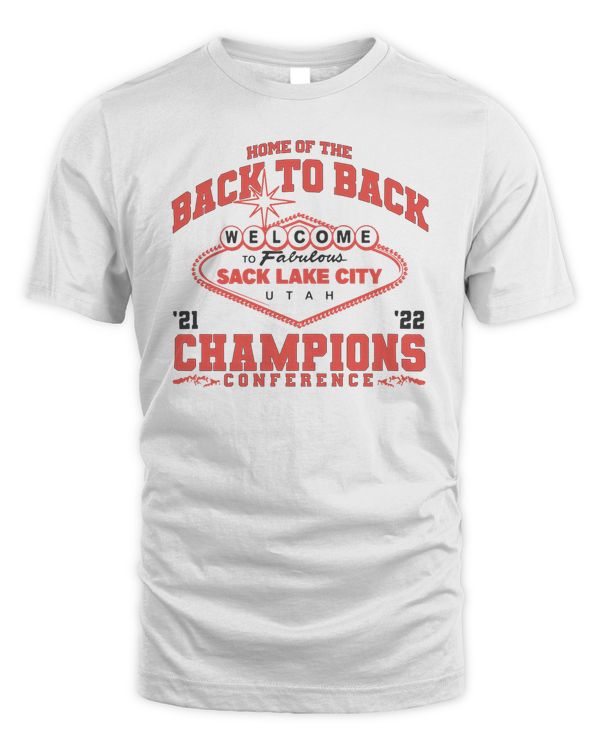 Utah Utes Football 2022 Home Of The Back To Back Conference Champions T-Shirt Barstool Sports Store