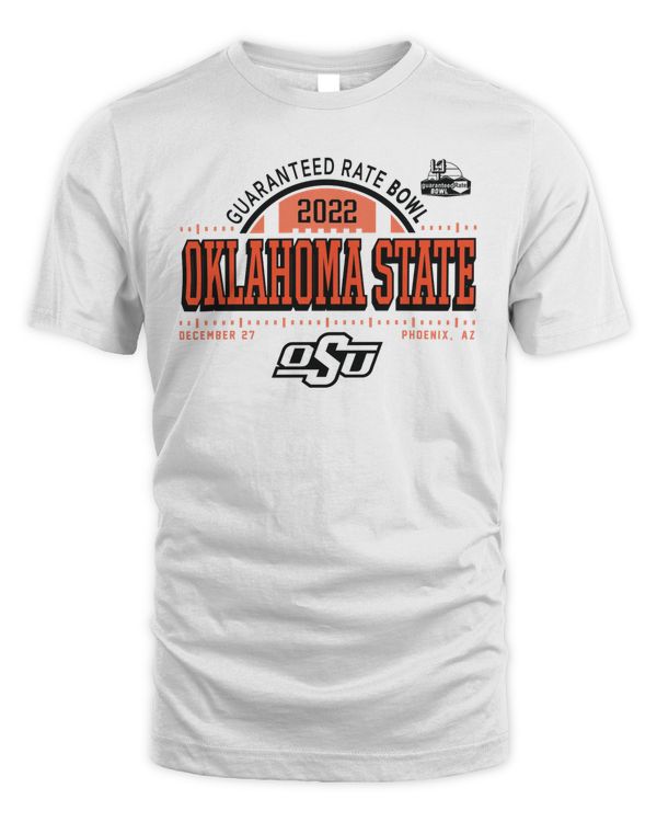 Rallyhouse Oklahoma State 2022 Guaranteed Rate Bowl T-Shirt