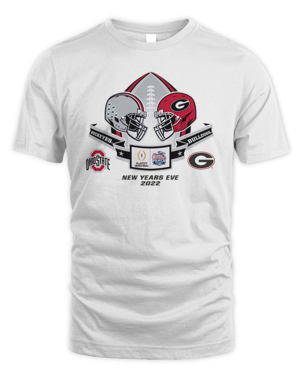 Ohio State Vs Georgia Peach Bowl Playoff Bowl 2-Team T Shirt