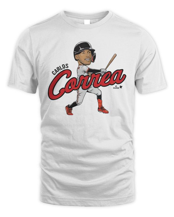 Carlos Correa Caricature T-Shirt Breaking T