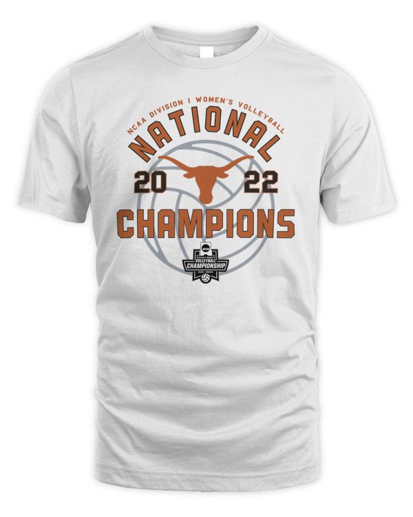 2022 Women'S Volleyball National Champions Texas Longhorns Tee