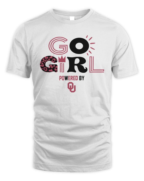 Gameday Couture Oklahoma Sooners PoweredBy Go Girl T Shirt