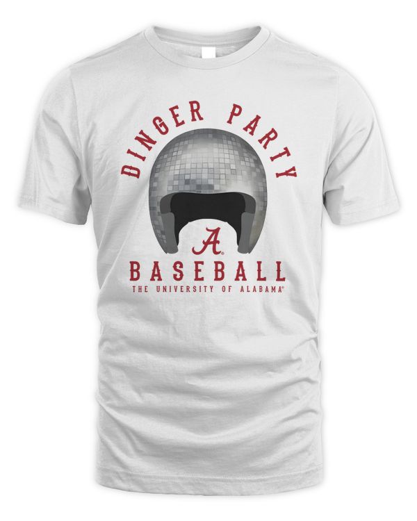2023 Alabama Crimson Tide Dinger Party Baseball The University Disco Helmet Hoodie