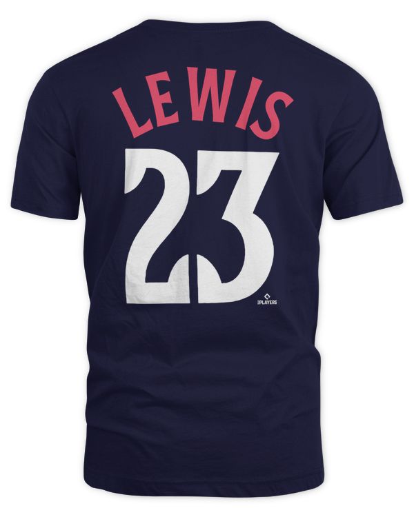 Royce Lewis #23 Minnesota Twins Player Name & Number Tee Navy