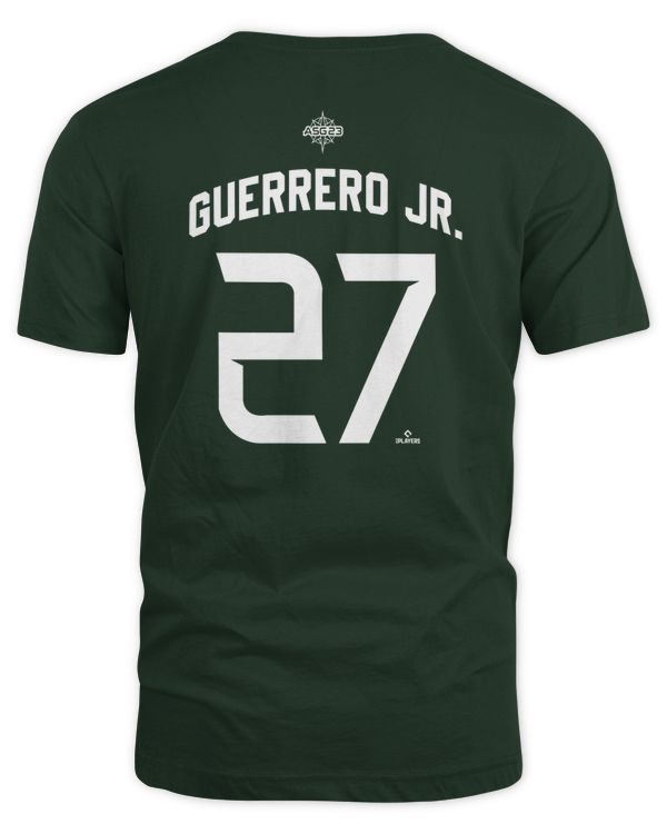 #27 Vladimir Guerrero Jr. American League 2023 MLB All-Star Game Name & Number Tee