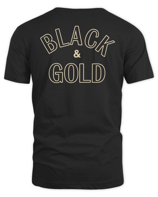LAFC Round Heavy Shirt Black & Gold