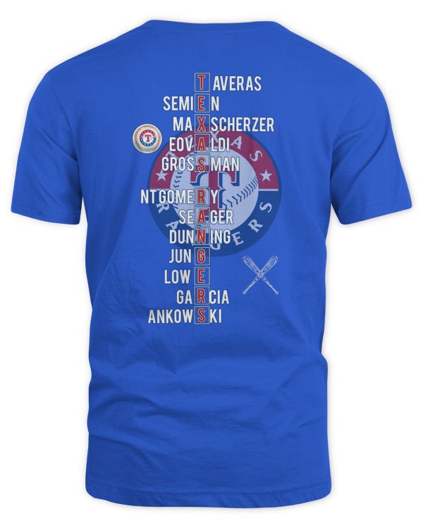Texas Rangers Al Champions 2023 All Player Tee